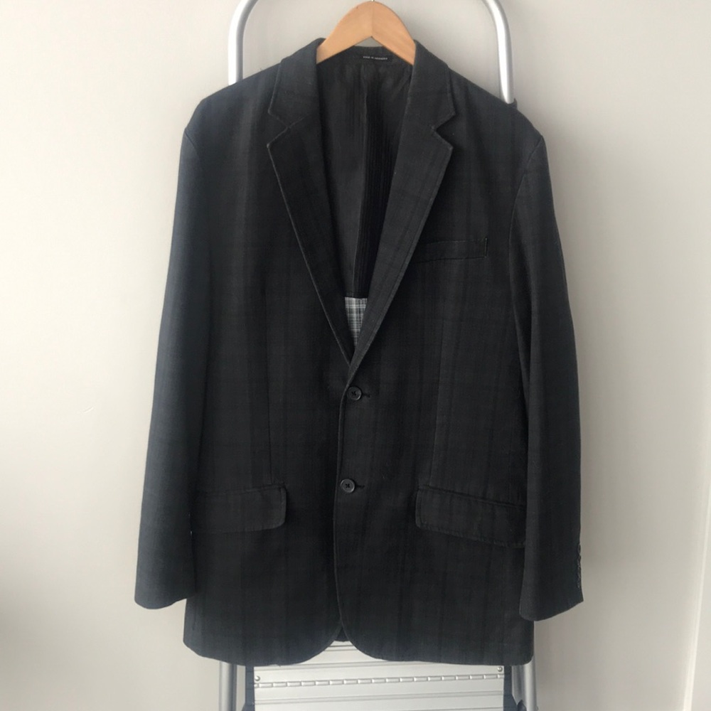Alfani Men’s Blazer - Charcoal Plaid